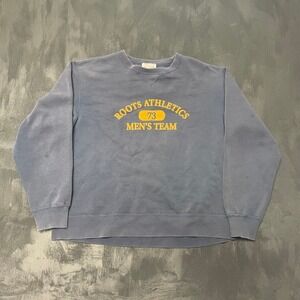 VintageRoots Athletics Sweatshirt XL Blue 1990s Good  73 Mens Team Roots‎ 73